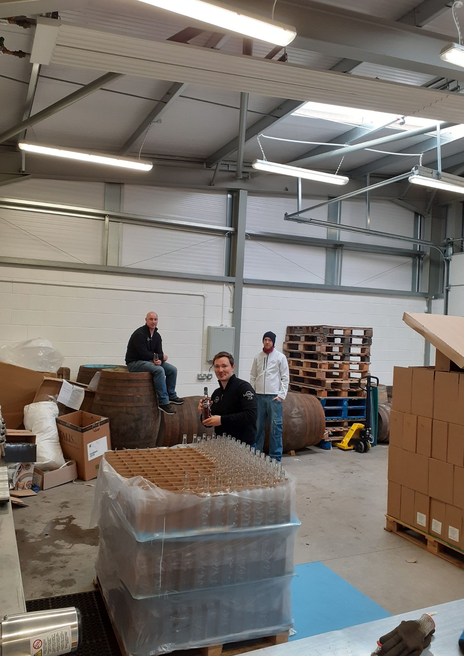 Bottling In Dalgety Bay Lady of the Glen Scottish Whiskies of